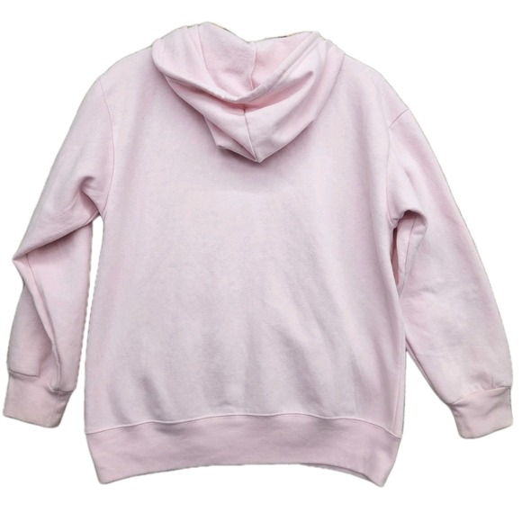 Peanuts Snoopy Full Zip Hoodie Womens Medium Pink Woodstock Sweatshirt Y2K Style - Picture 2 of 14